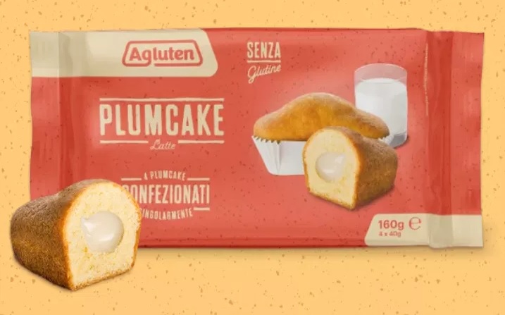 Agluten plumcake latte tp 4 pezzi
